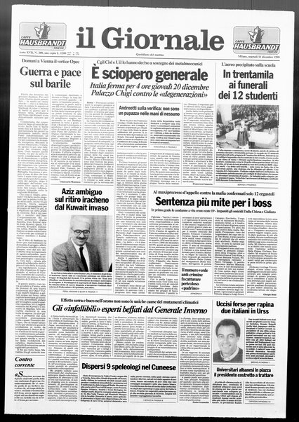 Il giornale : quotidiano del mattino